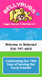 Mobile Screenshot of bellyrubsdoggydaycare.com